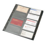 BUSINESS CARD BINDER REF A4 GBC9/R PK5