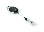 Durable Badge Reel Style Black 10 Pack