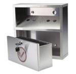 STERLING ASH BIN WALL MOUNT STEEL SB041S