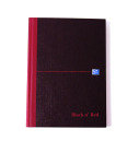 Blk N Red Manubk A5 Idxed 100080491 - 5 Pack