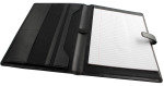 Monolith Leather-Look PU Conference Folder With A4 Pad Black