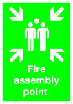 SIGNSLAB A2 FIRE ASSEMBLY POINT PVC