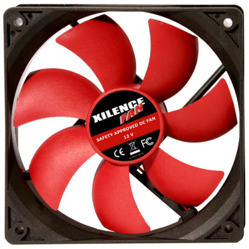 Xilence Red Wing 80mm Quiet Fan - 3&4pin connection