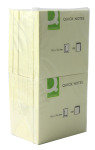 Q-Connect Repositionable Yellow Quick Notes - 76 x 76mm - 12 Pack