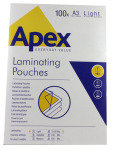 FELLOWES APEX LAM POUCH A3 LGHT CLR P100