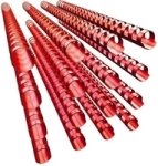 GBC A4 10MM 21R COMB RED P100