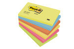 3M POSTIT ENERGETIC COLOURS PK6 76X127MM