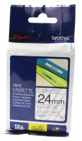 Brother TZe 151 Laminated adhesive tape- Black on Clear