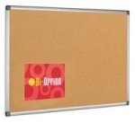 BI OFFICE CORK BOARD 1200X900 ALUM FRAME