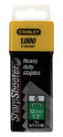 Stanley SharpShooter Heavy Duty 12mm 1/2in Type G Staples 1-TRA708T Pack of 1000