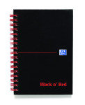Blk N Red Wirnbk A6 140 Pages Ft Perfor - 5 Pack