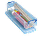 REALLY USEFUL PENCIL/STAT BOX 1.5L CLEAR