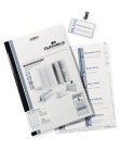 Durable 240 Badge Inserts 40X75MM