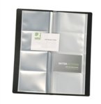 Q CONNECT NAME CARD HOLDER 160 CARDS BLK