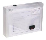 SNOPAKE DOCBOX 60 A4 TRANSPARENT CLEAR