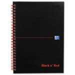 Oxford Blk N Red A5plus Matt Wirnbk - 5 Pack
