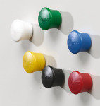 NOBO MAGNETIC DRAWING PINS TUB 12 ASST