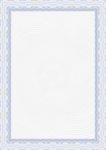 DECADRY CERT PAPER A4 SPIRAL BLUE PK25