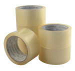 Qconnect Packaging Tape Low Noise Clear - 6 Pack
