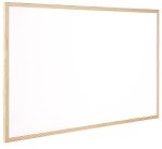 QCONNECT WHITEBOARD WOODFRAME 40X30CM