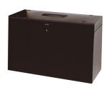 CATHEDRAL A4 METAL FILE BOX BLACK A4BK