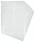 Durable A4 Business Card Pockets 10 Pack