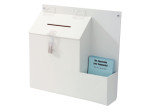 DEFLECT SUGGESTION BOX WHITE