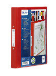 BANTEX VISION 2-RING BINDER A4 25MM RED