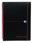 Blknred Wbnd Elasticated Nbk A5 Pp 140p - 5 Pack
