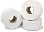 2Work White 2-Ply Mini Jumbo Roll (Pack of 12)
