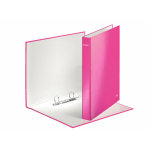 Leitz Wow Rbind A4plus 2dr 25mm Pnk - 10 Pack