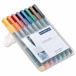 STAEDTLER LUMOCOLOR F PERM WLT8 318WP8