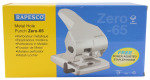 Rapesco Zero-65 Heavy Duty Hole Punch (65 Sheets) (silver)