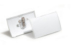 Durable Click Fold Badge With Combi Clip 40x75mm 25 Pack