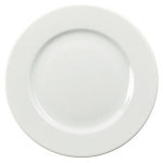 CPD 25cm White Porcelain Plate - 6 Pack