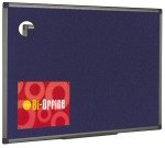 BI OFFICE BLUE FELT BRD 900X600 ALUM FIN