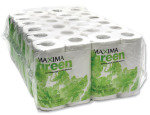 Maxima Green Toilet Roll White 200 Sheet Pk 48
