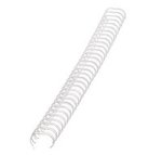 Fellowes Wire Binding Element 8mm White 100 Pack