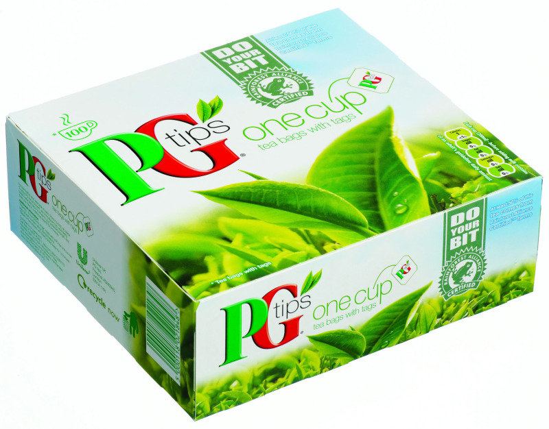 PG Tips One Cup Tea Bags - 100 Pack