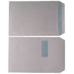 Extra Value 90g C4 Self Seal White Envelope with Window - 250 Pack