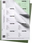 NOBO BADGE BOOK VISITOR 34941