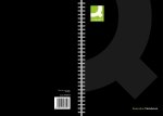 Qconnect Wirebound A4 Pp Black - 3 Pack