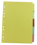 Q-Connect A4 Subject Divider Multi-Punched 5