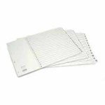CONCORD CLASSIC A3 1-20 MYLAR INDEX WHT