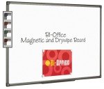BIOFFICE MAG WHTBRD 900X600MM ALUM FIN