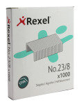 REXEL HEAVY DUTY STAPLES NO23/8MM PK1000