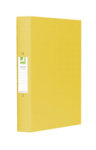 Q Connect A4 2 Ring Binder Pp Ylw - 10 Pack