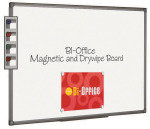 BIOFFICE MAG WHTBRD 600X450MM ALUM FIN