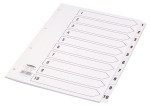 CONCORD INDEX 1-10 A4 CLEAR TAB CS9