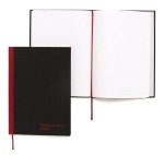 Blk N Red Manubk A5 Ft 100080459 - 5 Pack